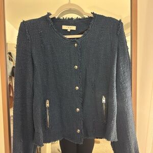 IRO Midnight Blue Tweed Jacket
